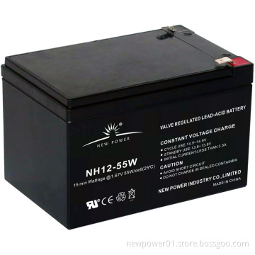 UPS Battery/ High Rate Lead Acid Battery (NH12-55W)